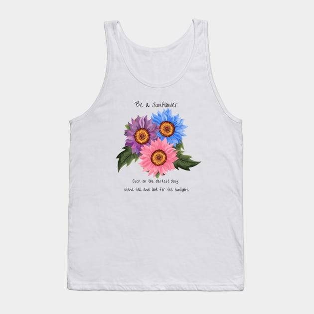 Sunflower Tank Top by AestheticStreak